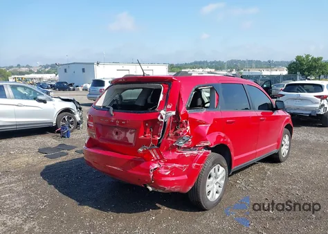 2018 Dodge Journey Se from USA, damaged, VIN 3C4PDCAB3JT447267